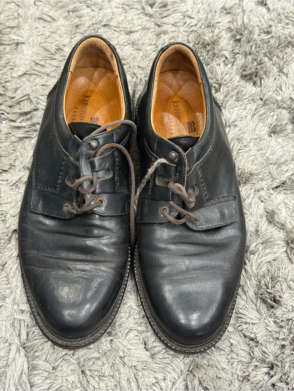 Cole Haan Black Leather Oxford Dress Shoes Mens size 7.5 Classic Lace Up